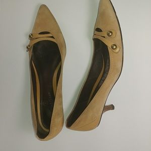 💖 Cole Haan Tan suede  pumps